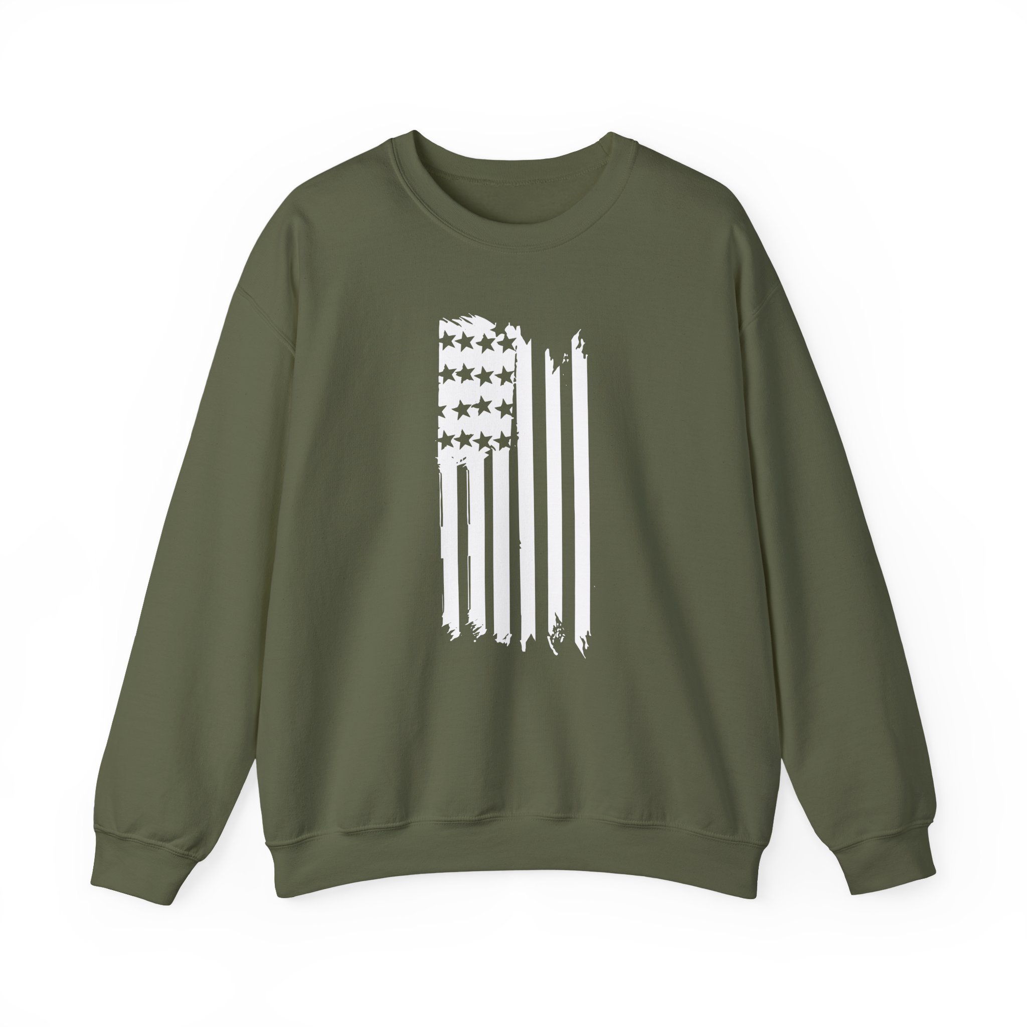 Patty Mayo Flag Americana Unisex Heavy Blend Crewneck Sweatshirt