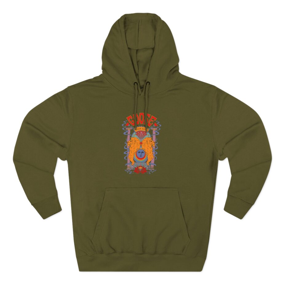 Goose Three-Panel Fleece Hoodie