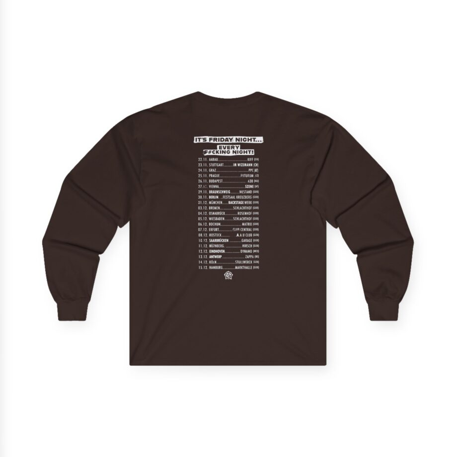 Zebrahead Lightning Skull Friday night tour Unisex Ultra Cotton Long Sleeve Tee