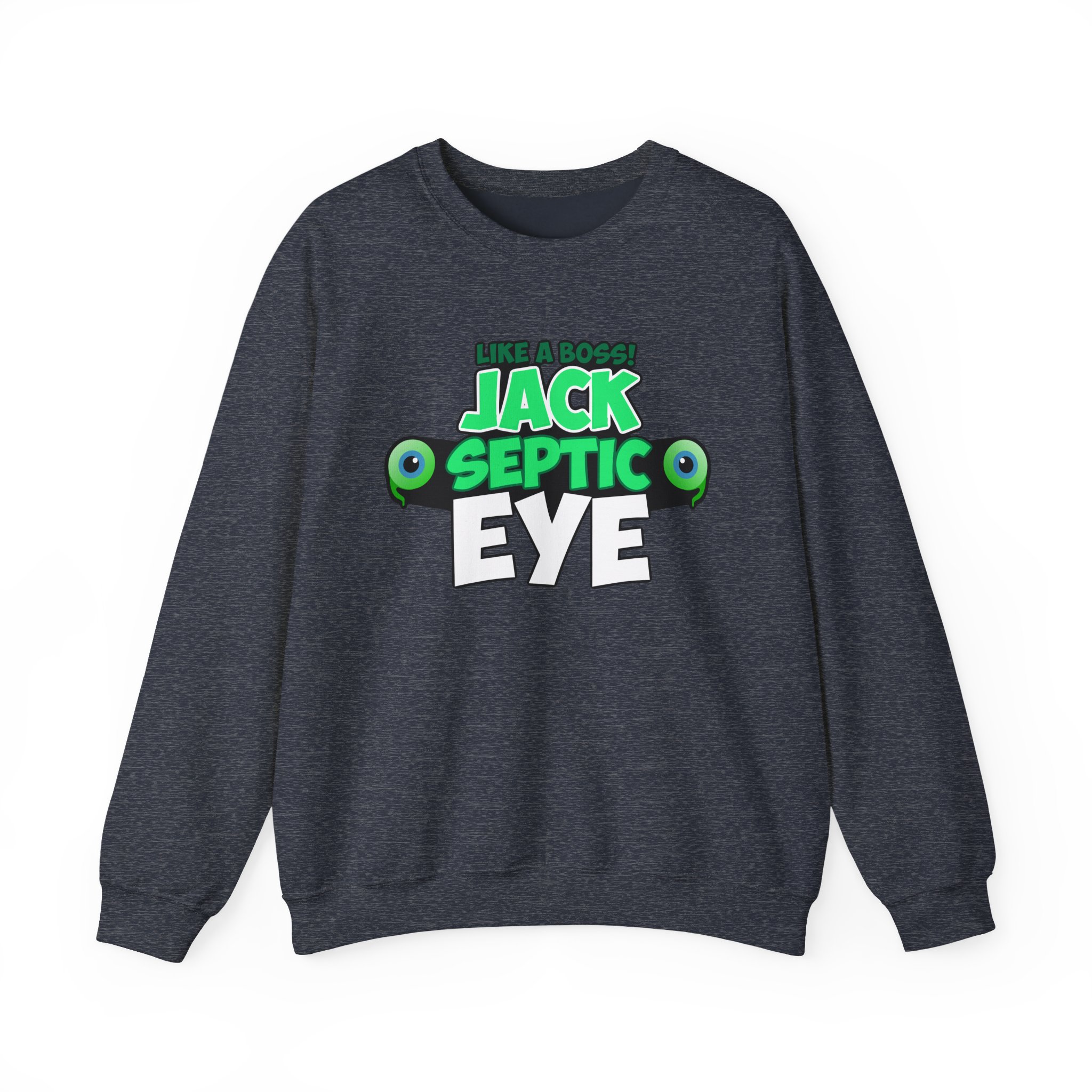 Like a Boss Jacksepticeye Unisex Heavy Blendâ„¢ Crewneck Sweatshirt