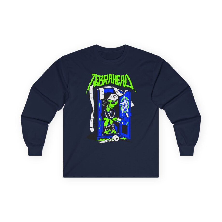 Zebrahead White ZH Coffee break Unisex Ultra Cotton Long Sleeve Tee