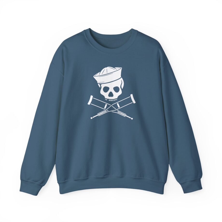 Jackass Sailor Skull & Crossbones Unisex Heavy Blend™ Crewneck Sweatshirt
