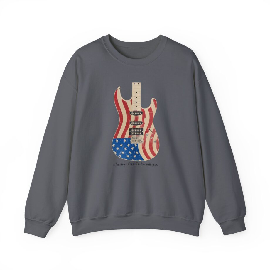 Clint Black Guitar Unisex Heavy Blend™ Crewneck Sweatshirt