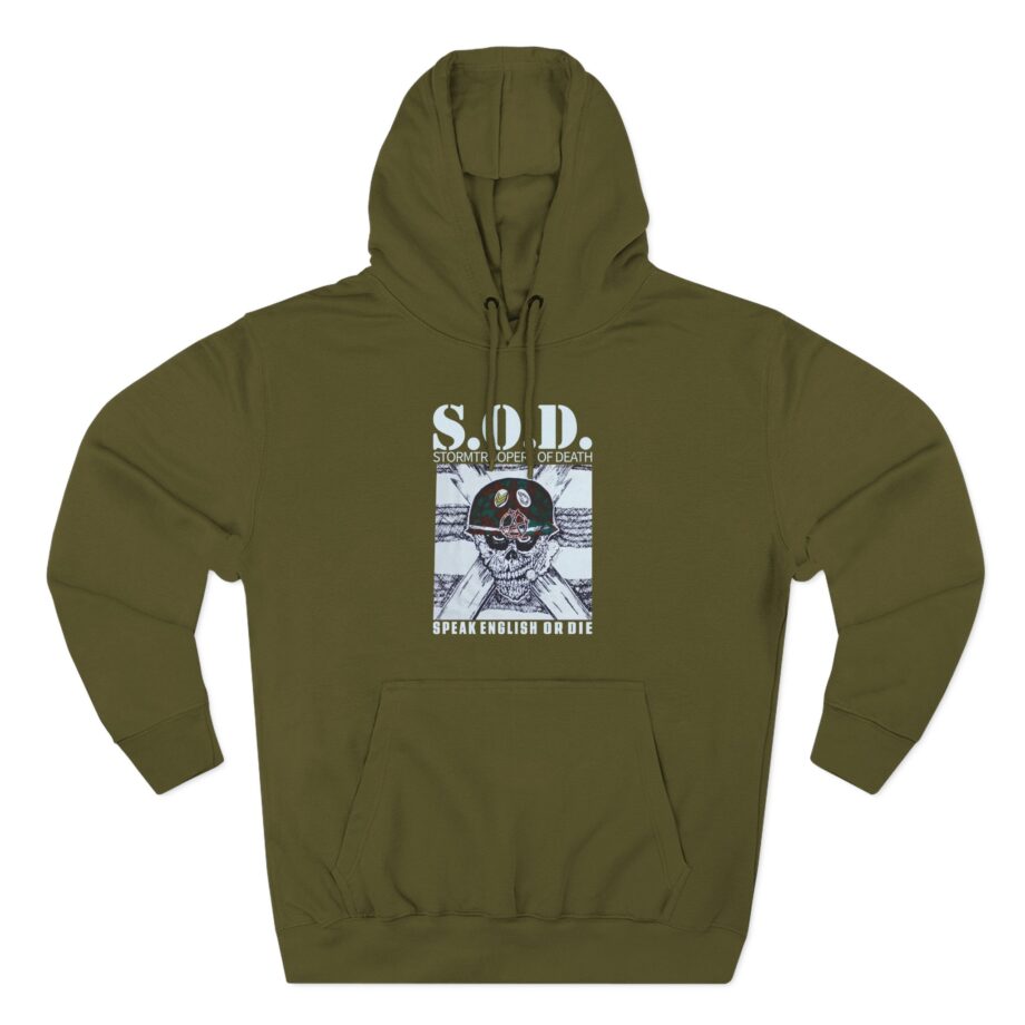 S.o.d. Stormtroopers of Death Band Three-Panel Fleece Hoodie
