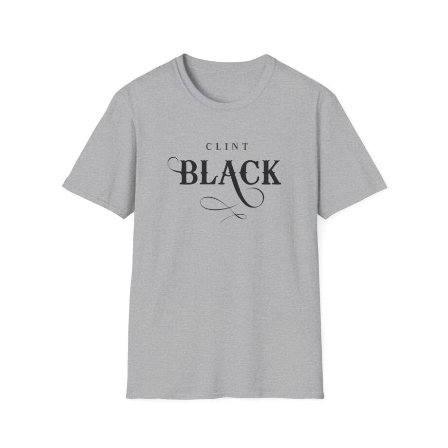 Clint Black Logo Espresso Unisex Softstyle T-Shirt