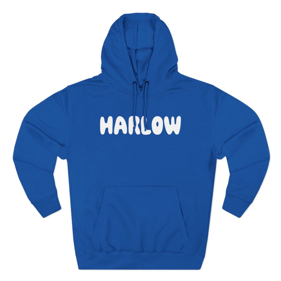 Harlow and Popcorn Three-Panel Fleece Hoodie
