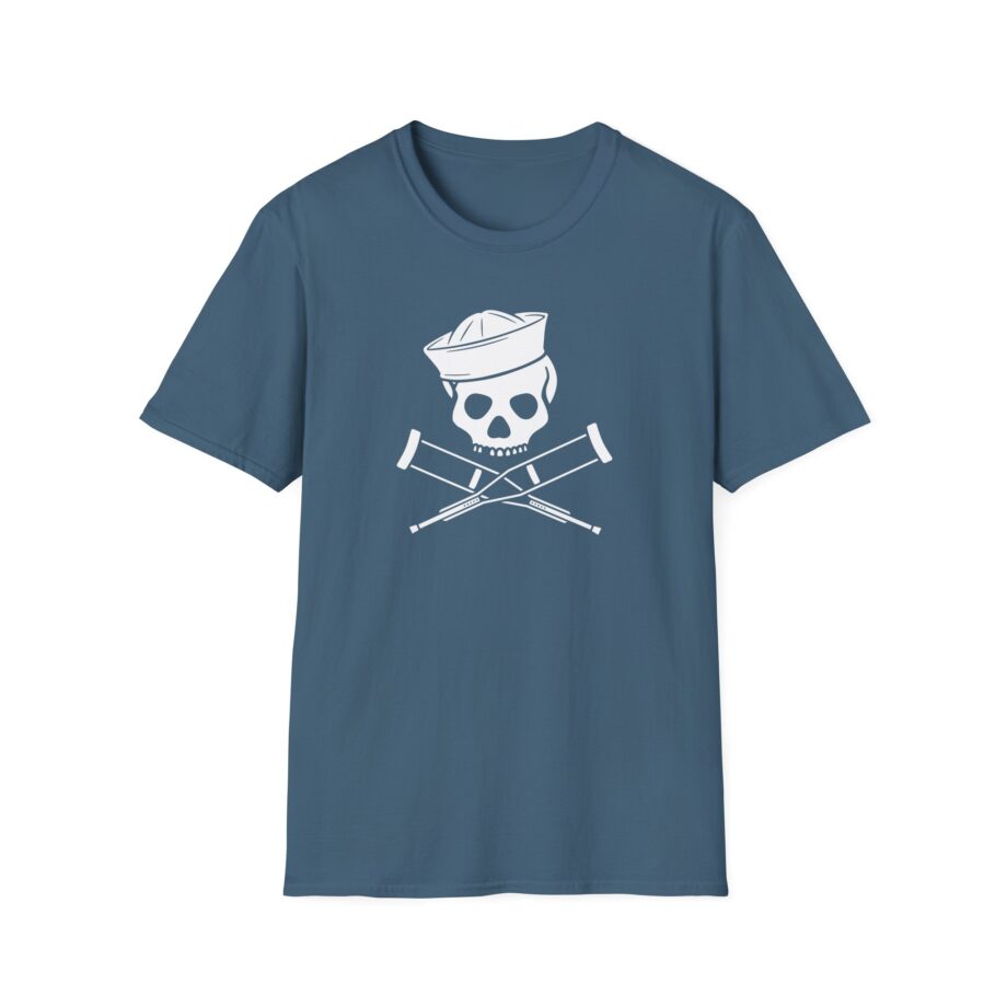 Jackass Sailor Skull & Crossbones Unisex Softstyle T-Shirt