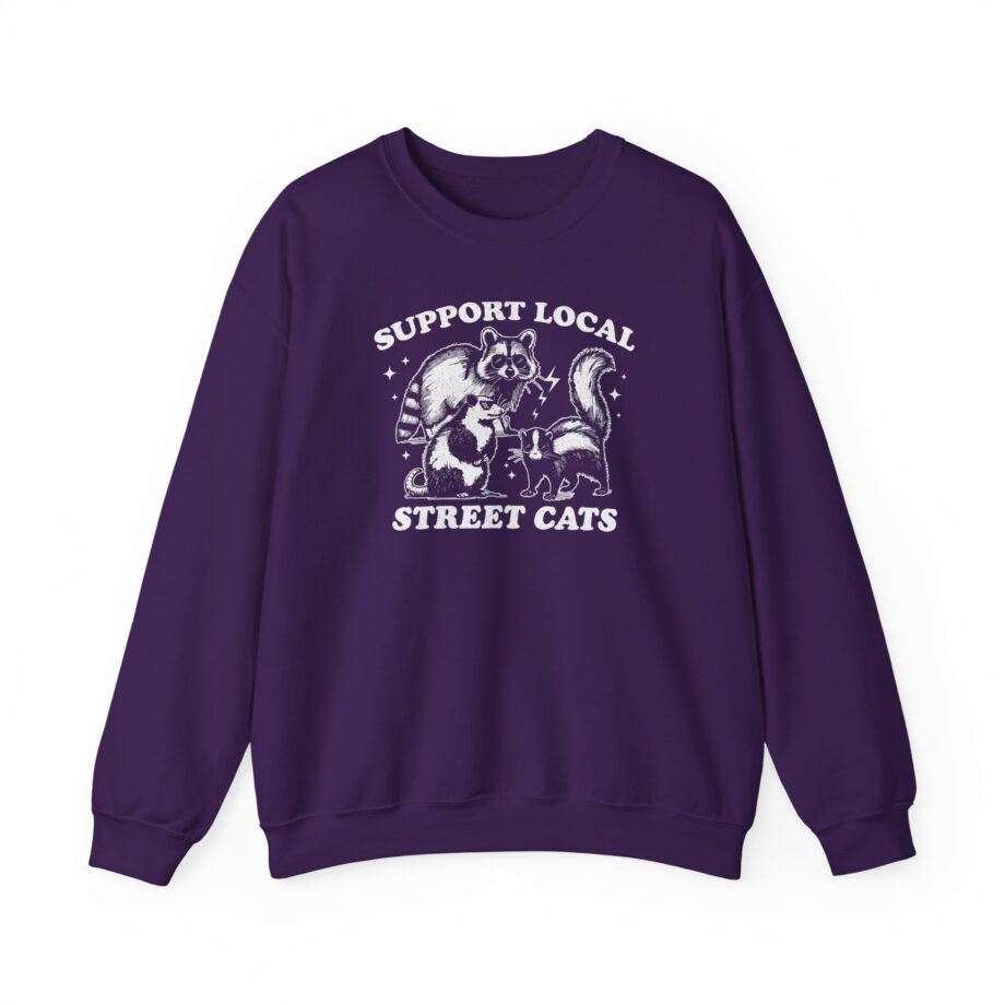 Zingara Support Local Street Cats Unisex Heavy Blend™ Crewneck Sweatshirt