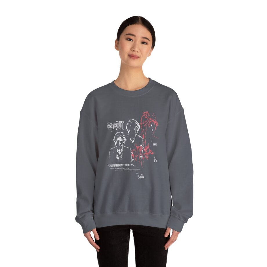 Boywithuke Burnout Unisex Heavy Blend Crewneck Sweatshirt
