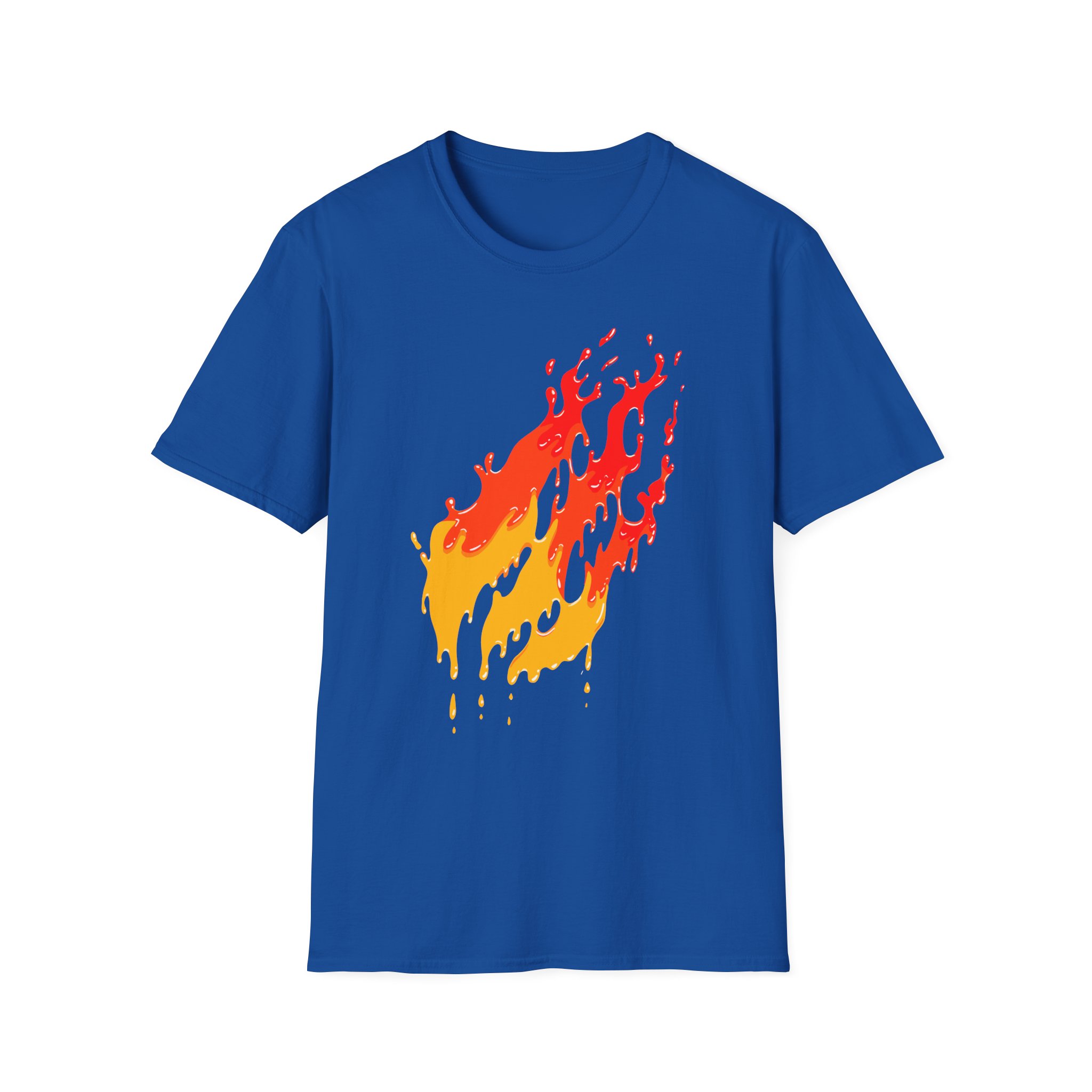 Preston Fire Drip Unisex Softstyle T-Shirt