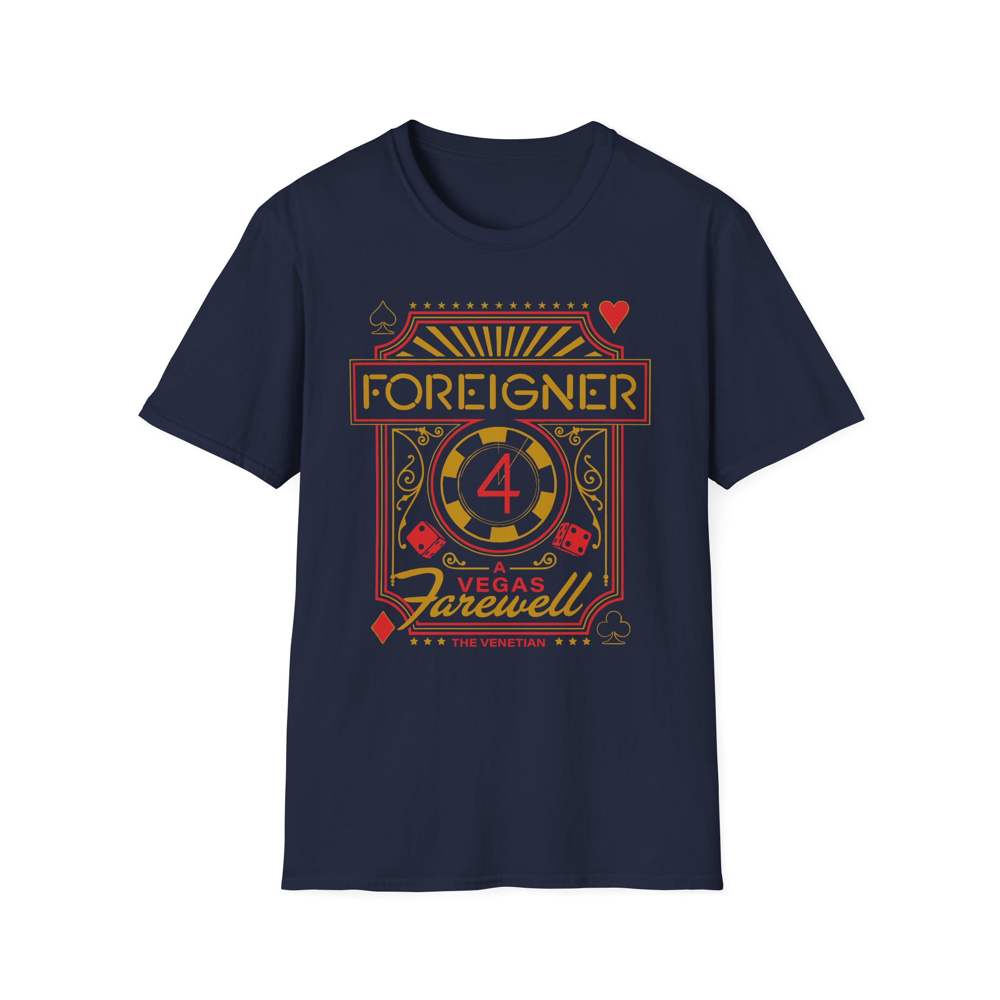 Foreigner Vegas Event Unisex Softstyle T-Shirt