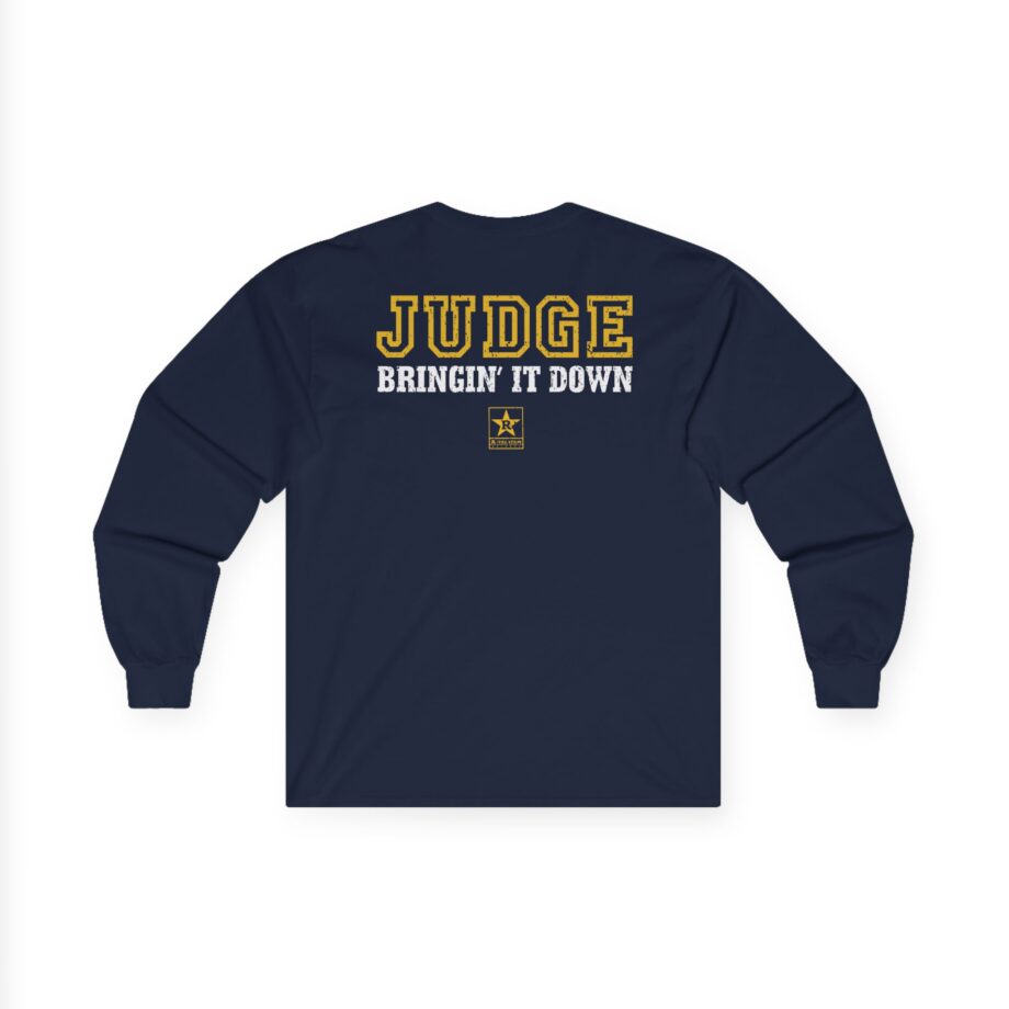 Judge Bringin' It Down Cover Photo Unisex Ultra Cotton Long Sleeve Tee