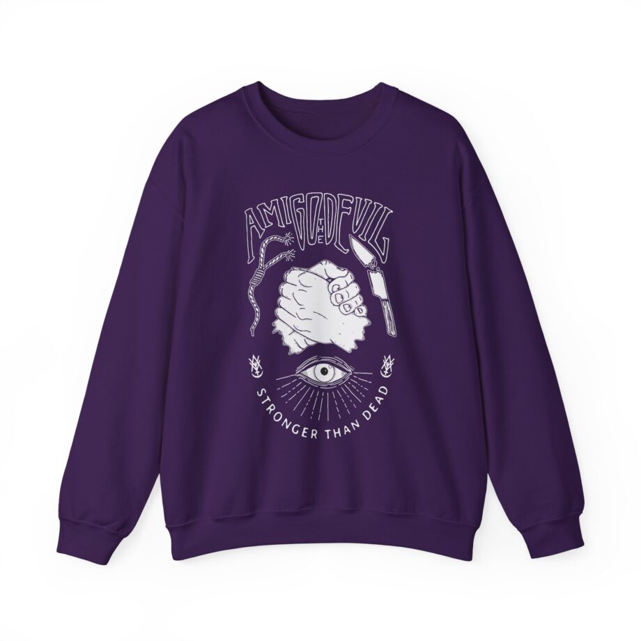 Amigo the Devil Stronger Unisex Heavy Blend™ Crewneck Sweatshirt