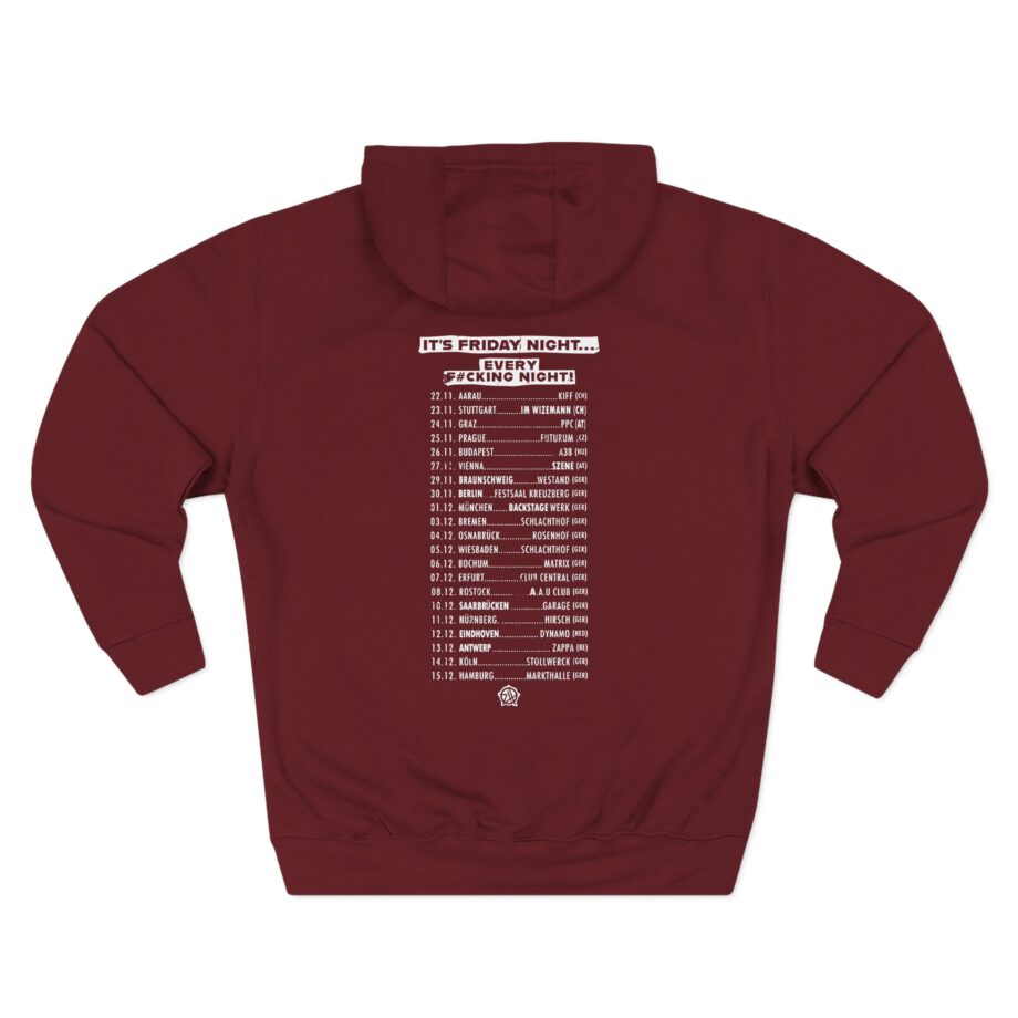 Zebrahead Lightning Skull Friday night tour Three-Panel Fleece Hoodie