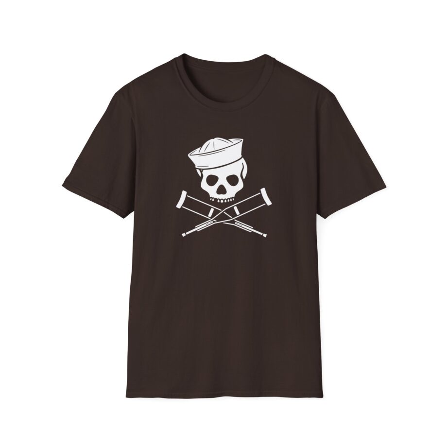 Jackass Sailor Skull & Crossbones Unisex Softstyle T-Shirt