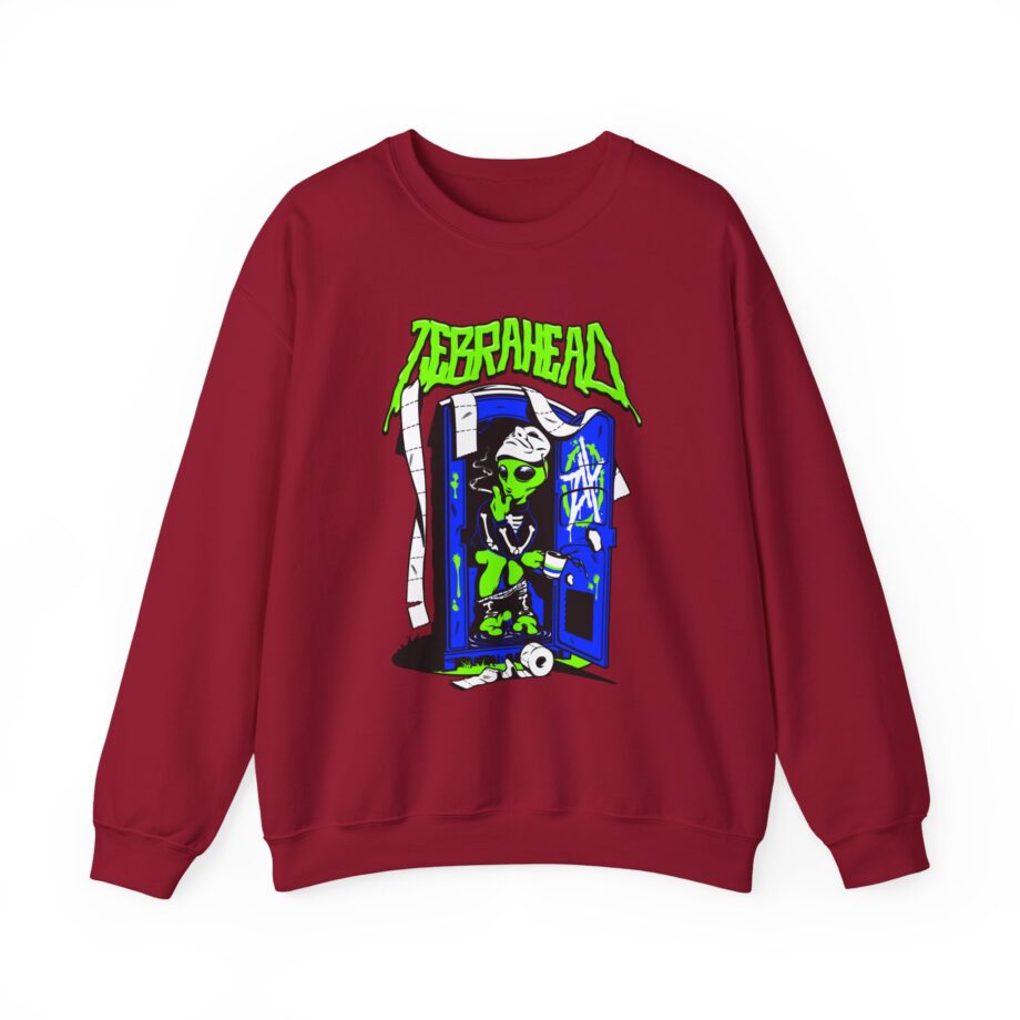 Zebrahead White ZH Coffee break Unisex Heavy Blend™ Crewneck Sweatshirt