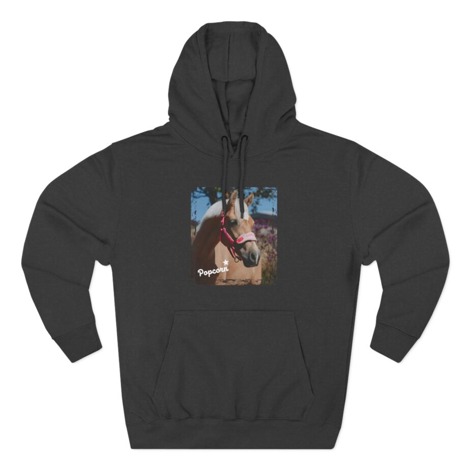 Harlow and Popcorn Three-Panel Fleece Hoodie