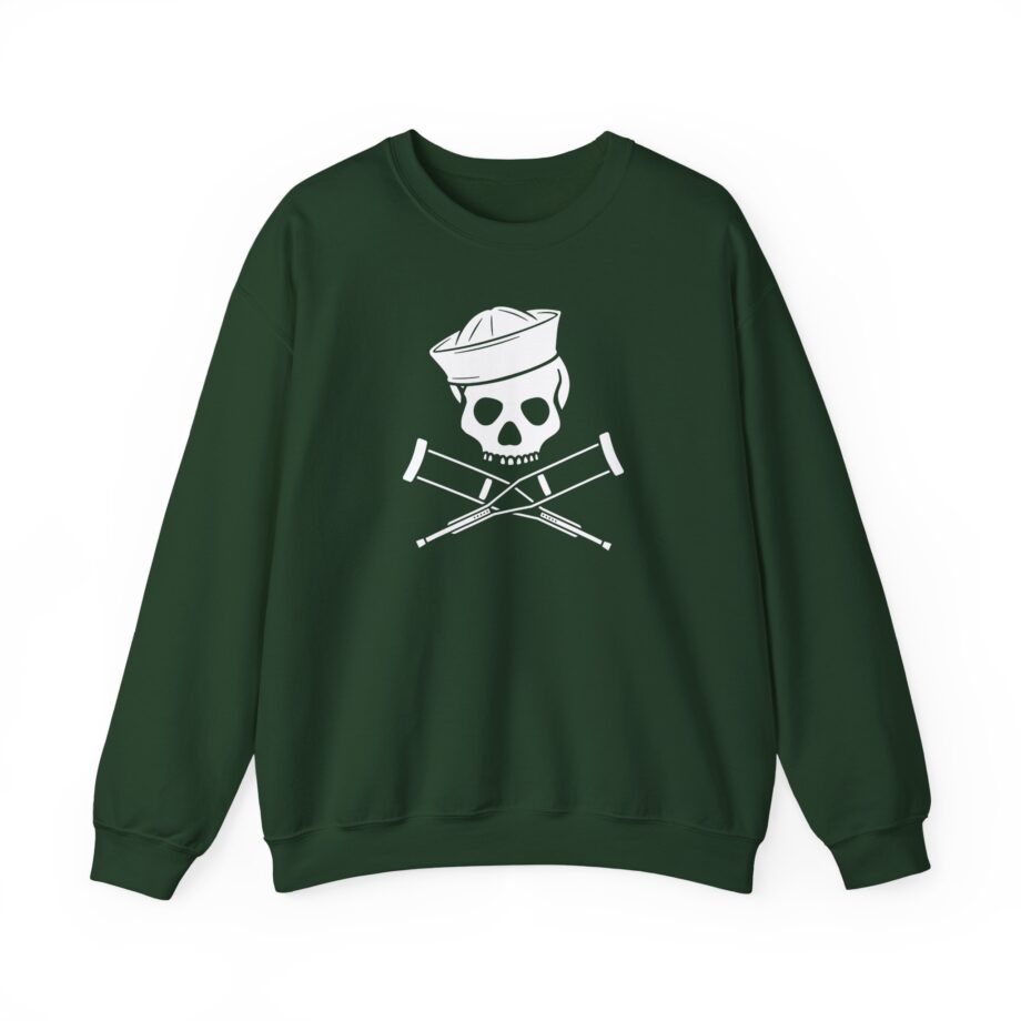 Jackass Sailor Skull & Crossbones Unisex Heavy Blend™ Crewneck Sweatshirt