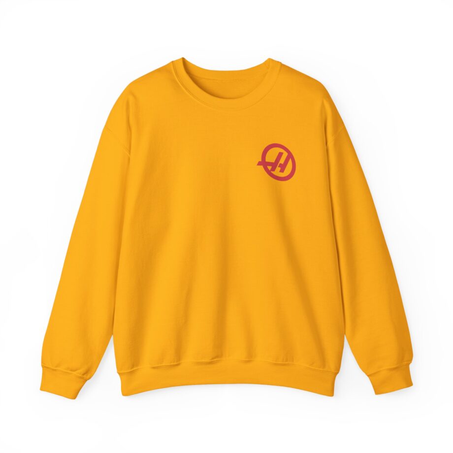 Haas F1 Small Logo Unisex Heavy Blend™ Crewneck Sweatshirt