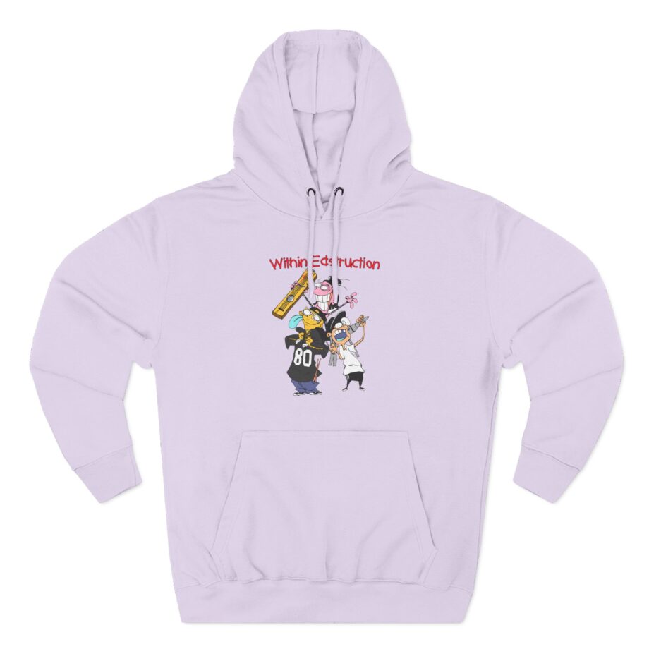 Within Destruction Within Edstruction Three-Panel Fleece Hoodie