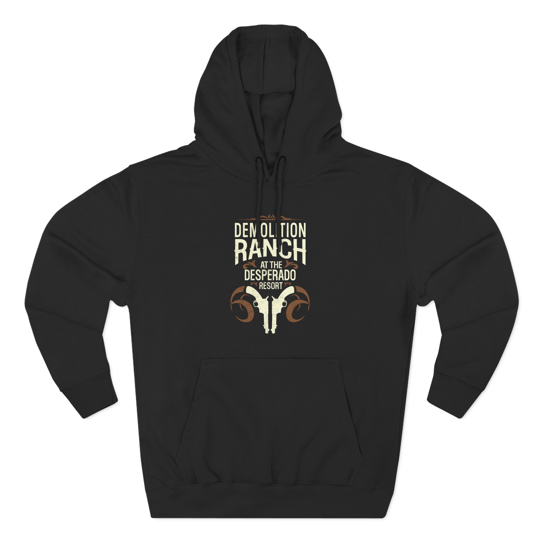 Demolition Ranch at the Desperado Resort Three-Panel Fleece Hoodie