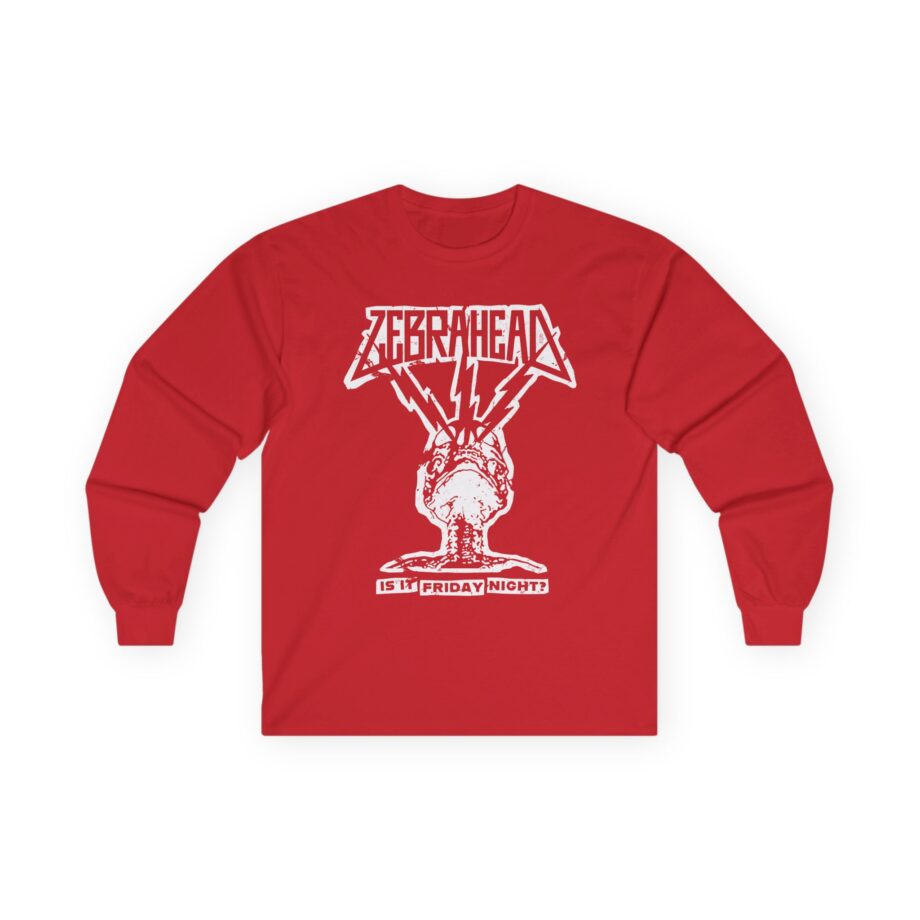 Zebrahead Lightning Skull Friday night tour Unisex Ultra Cotton Long Sleeve Tee