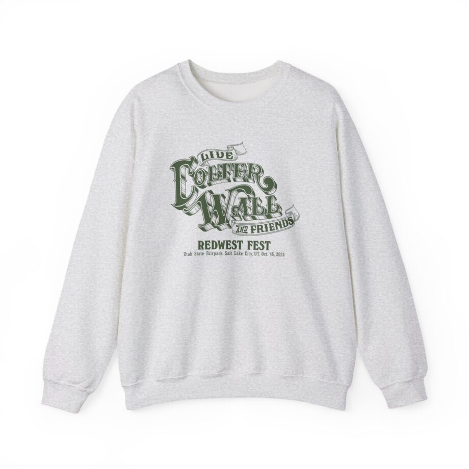 Colter Wall RedWest Fest Unisex Heavy Blend™ Crewneck Sweatshirt