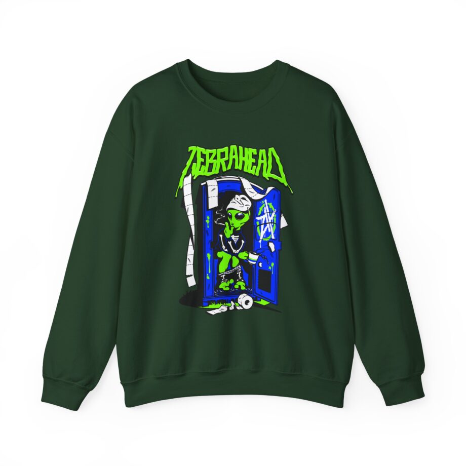 Zebrahead White ZH Coffee break Unisex Heavy Blend™ Crewneck Sweatshirt