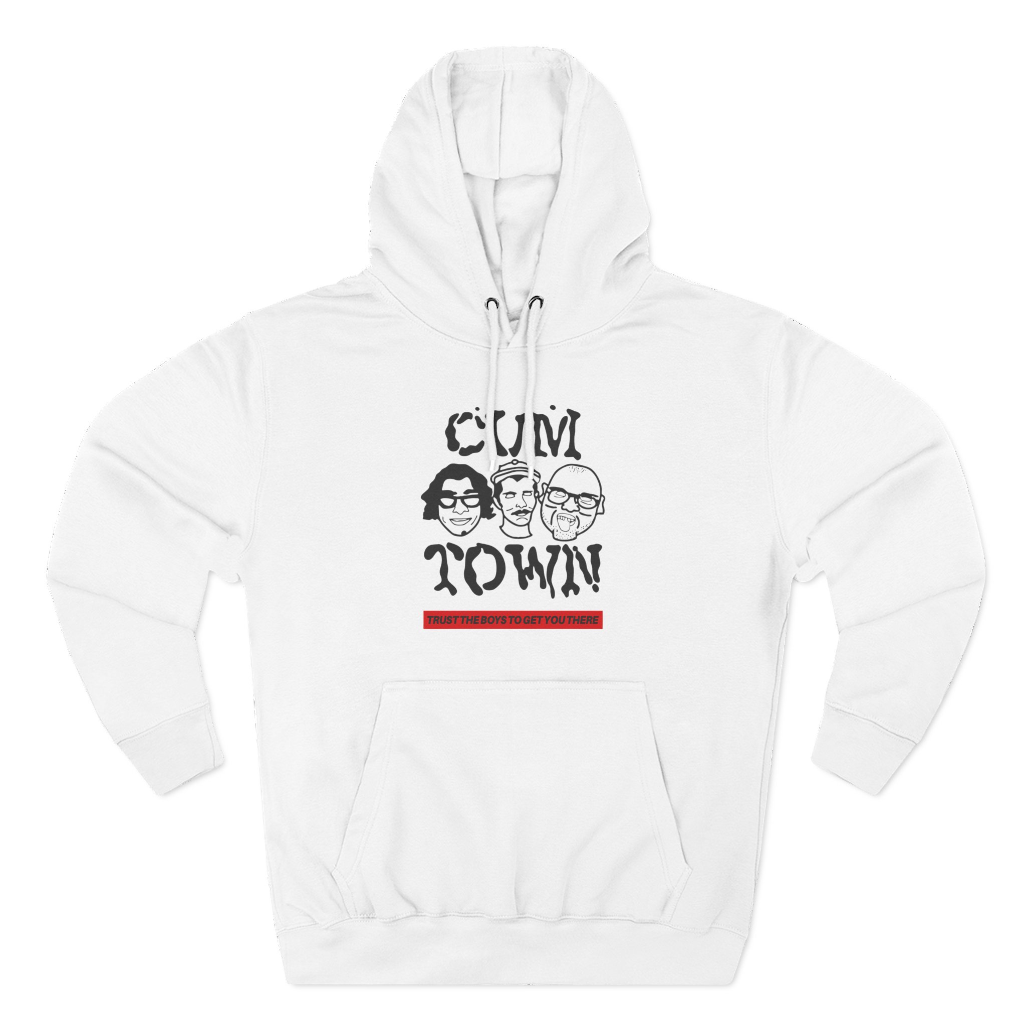 Cumtown Three-Panel Fleece Hoodie