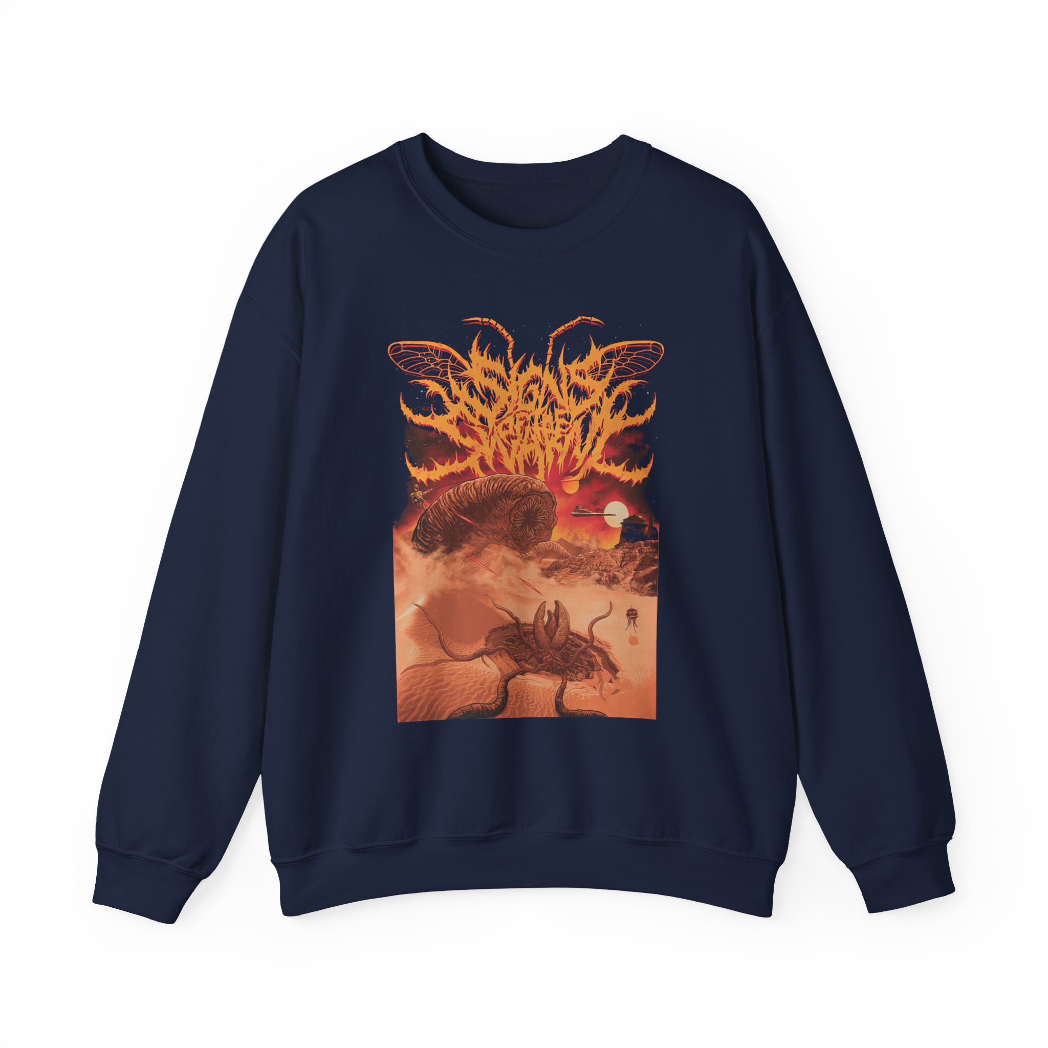 Signs of the Swarm Signs of the Worm Unisex Heavy Blendâ„¢ Crewneck Sweatshirt