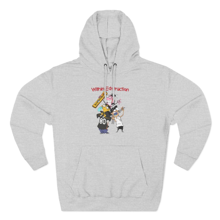 Within Destruction Within Edstruction Three-Panel Fleece Hoodie