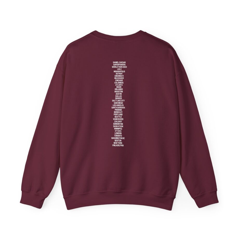 Daniel Caesar Superpowers World Tour Unisex Heavy Blend™ Crewneck Sweatshirt