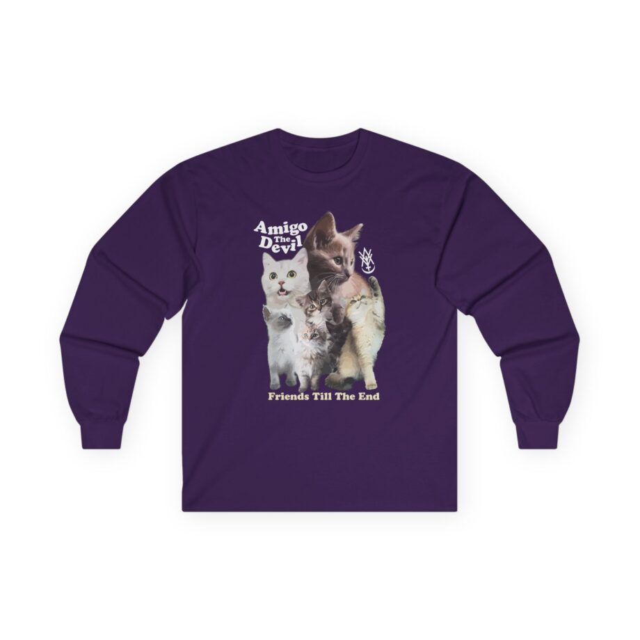 Amigo the Devil  Too Many Puppies Unisex Ultra Cotton Long Sleeve Tee