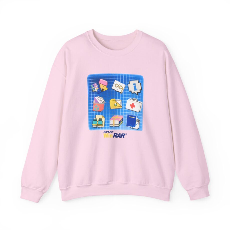 Winrar Software Update Unisex Heavy Blend™ Crewneck Sweatshirt