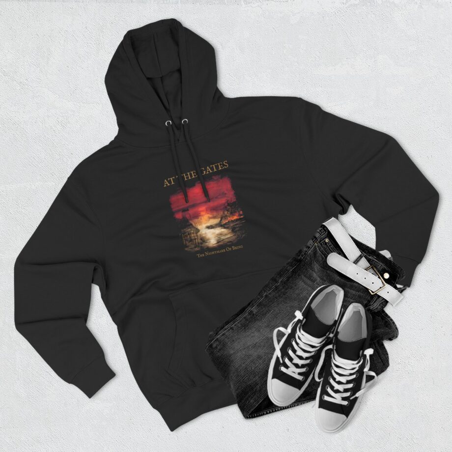 At the Gates the Nightmare of Being Three-panel Fleece Hoodie