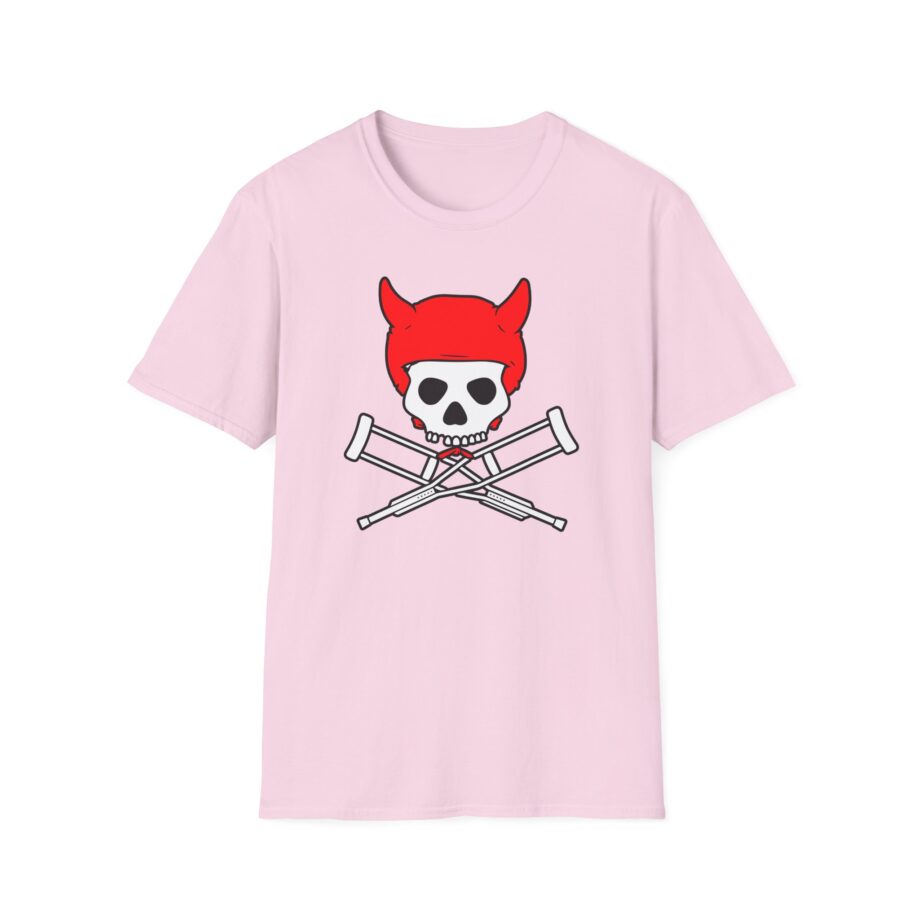 Jackass Devil Horns Skull & Crossbones Unisex Softstyle T-Shirt