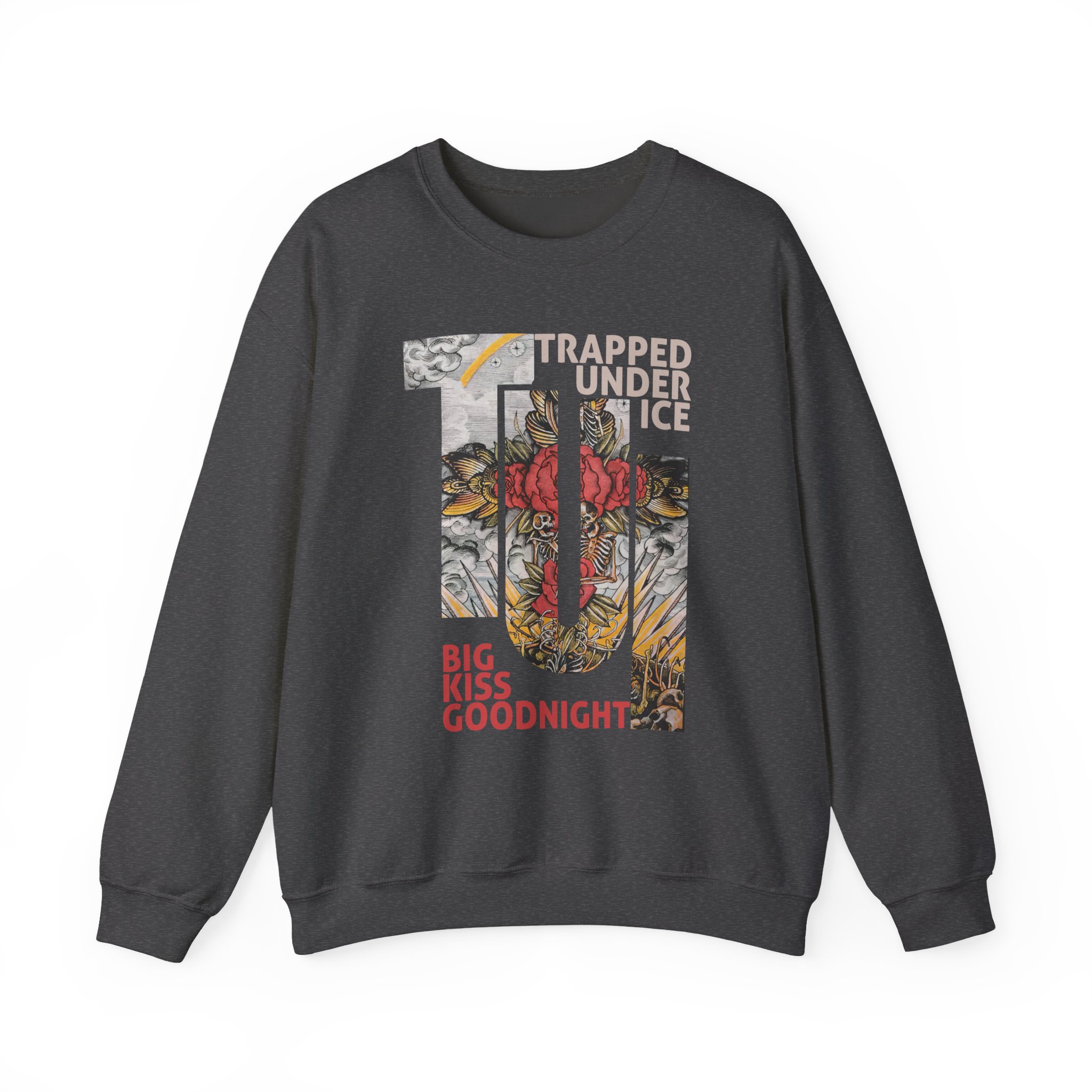 Trapped Under Ice Big Kiss Goodnight Unisex Heavy Blend Crewneck Sweatshirt