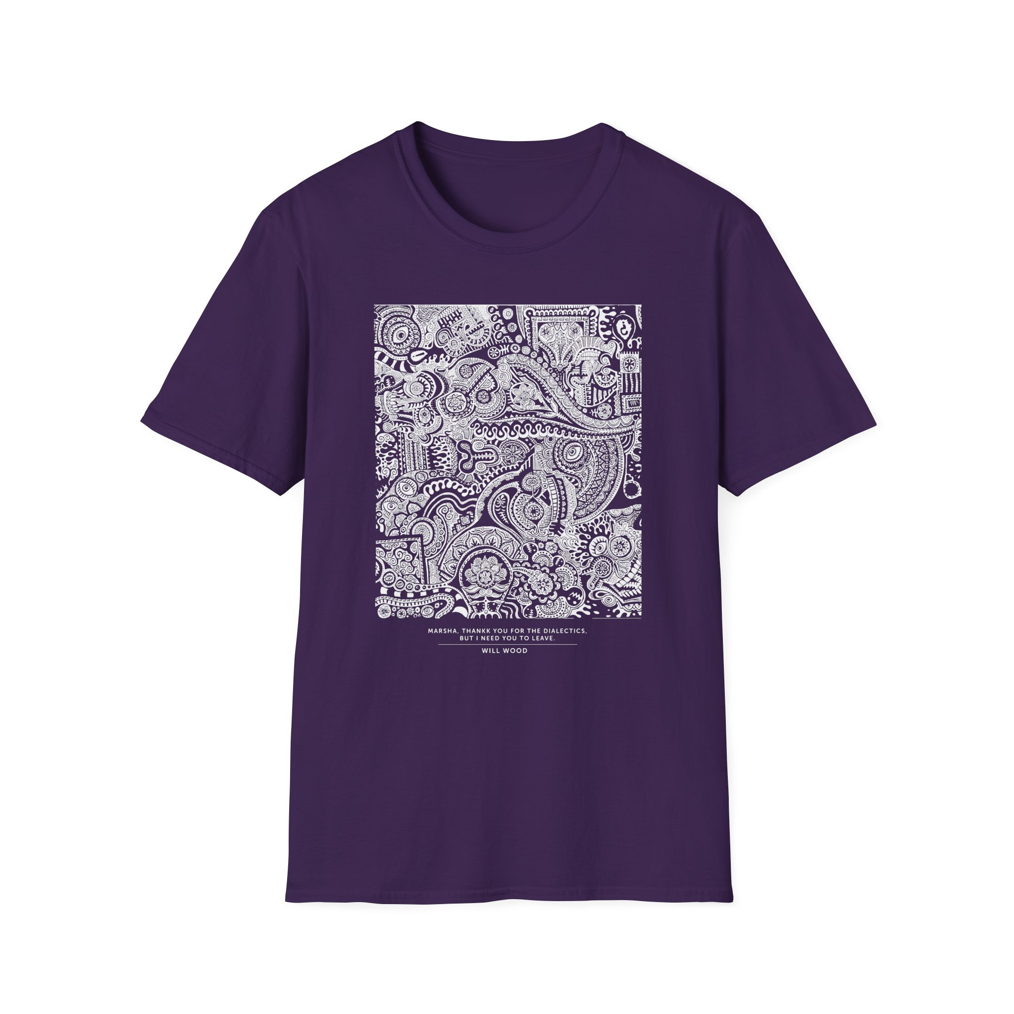 Will Wood Marsha, Thankk You... Unisex Softstyle T-Shirt