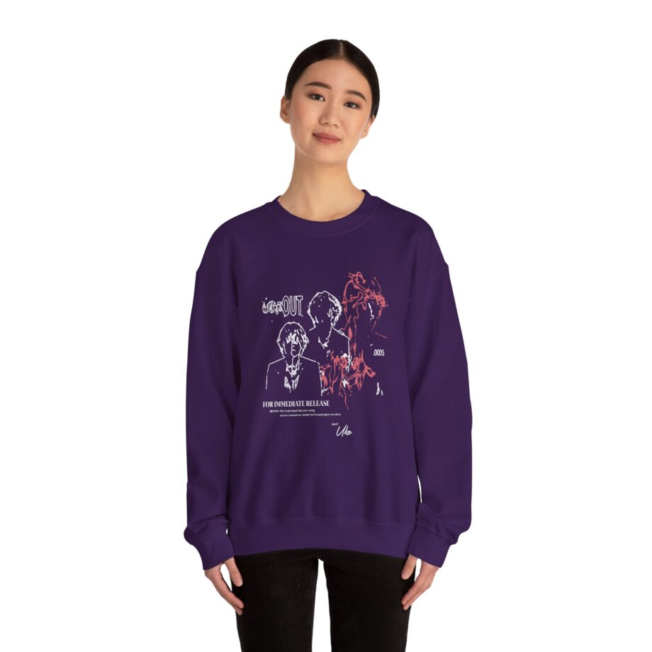 Boywithuke Burnout Unisex Heavy Blend Crewneck Sweatshirt
