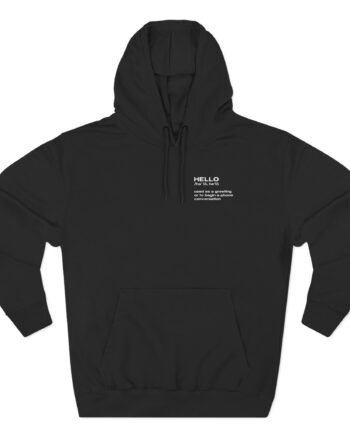 Lionel Richie Hello Three-Panel Fleece Hoodie