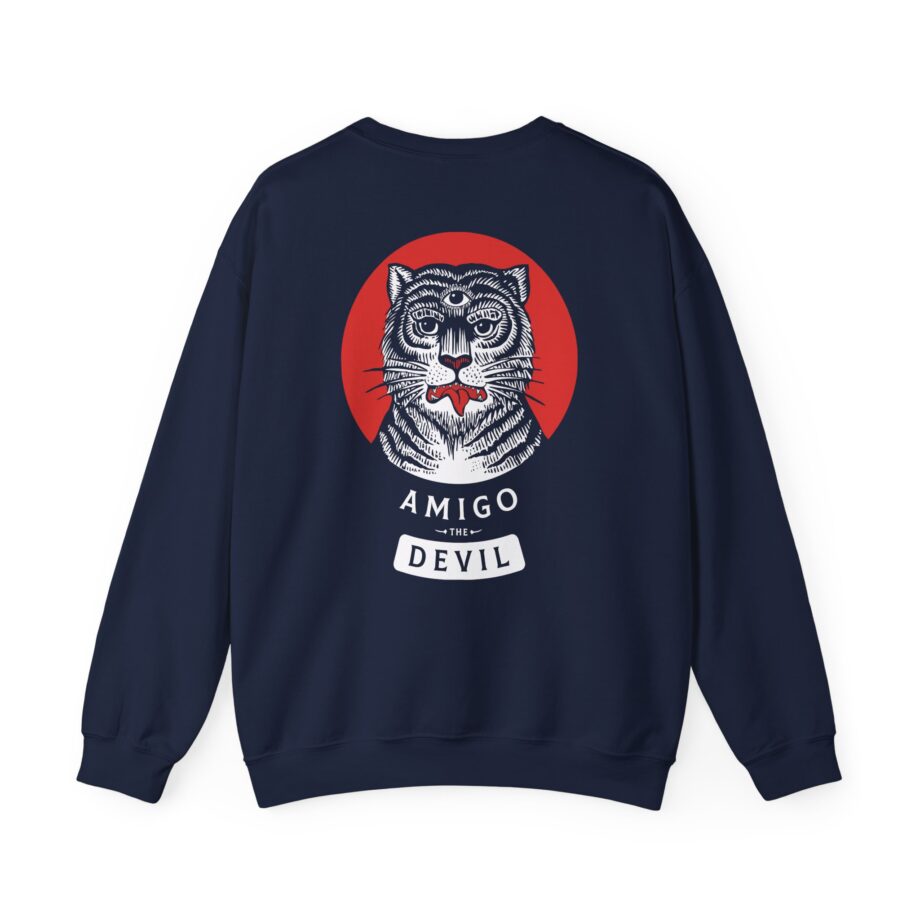 Amigo the Devil Tiger Unisex Heavy Blend™ Crewneck Sweatshirt