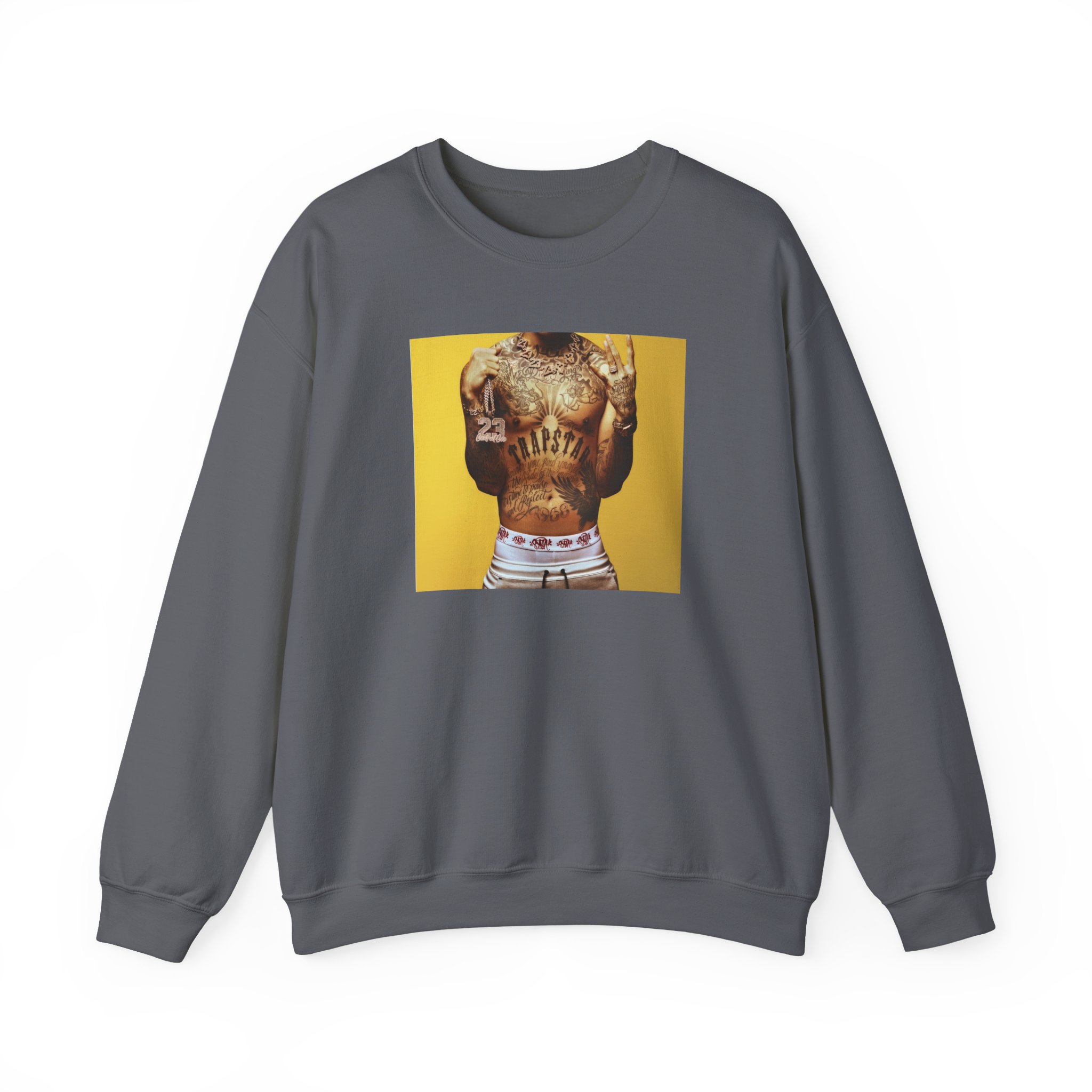Central Cee UK Drill 23 Album Cover Unisex Heavy Blendâ„¢ Crewneck Sweatshirt