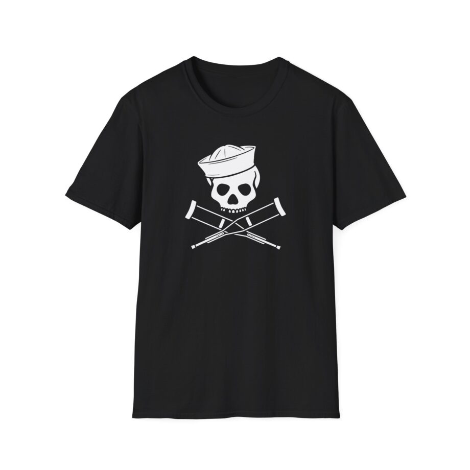 Jackass Sailor Skull & Crossbones Unisex Softstyle T-Shirt