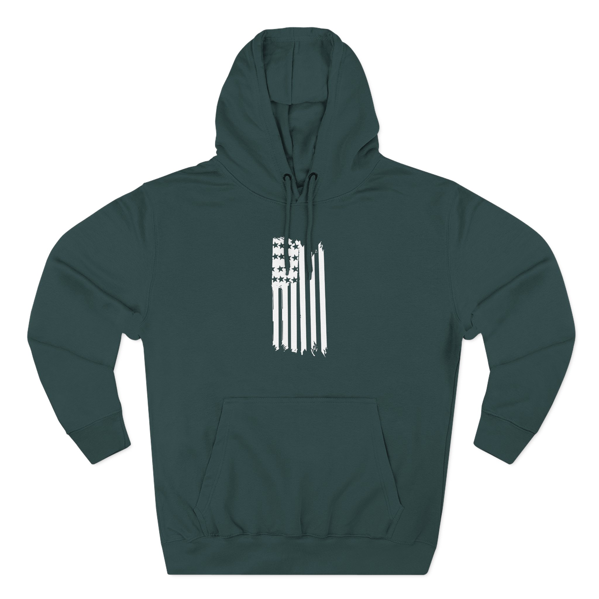Patty Mayo Flag Americana Three-Panel Fleece Hoodie