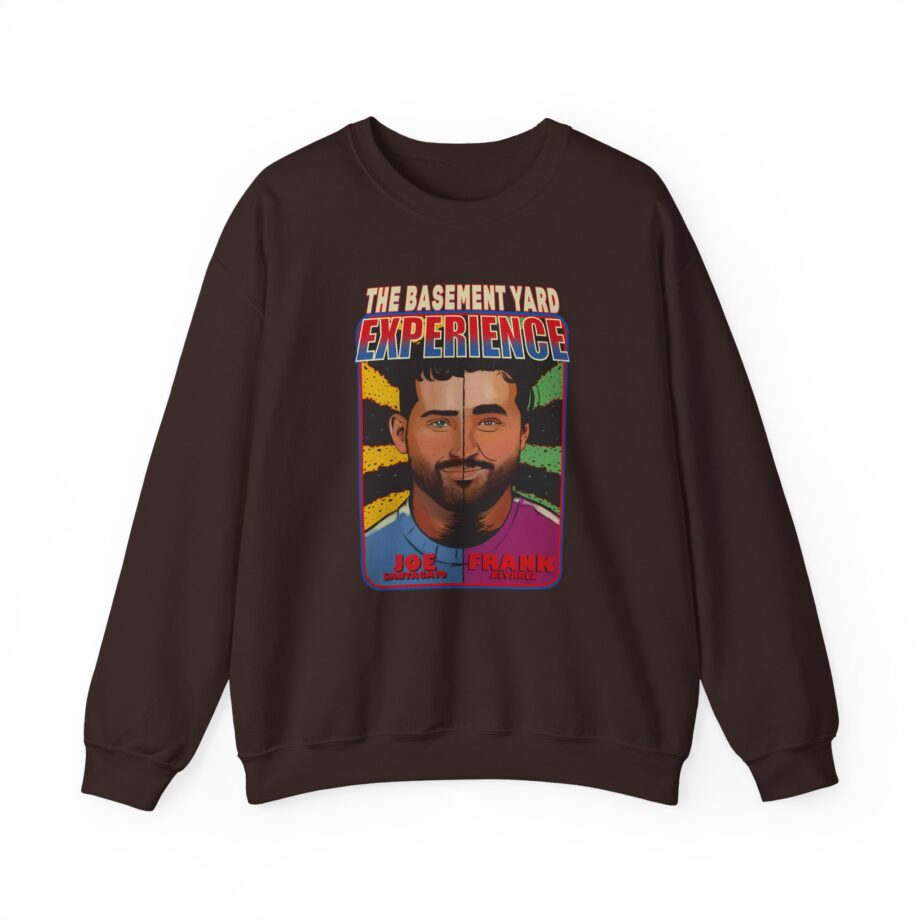 Split Face Basement Yard Experience Unisex Heavy Blend™ Crewneck Sweatshirt