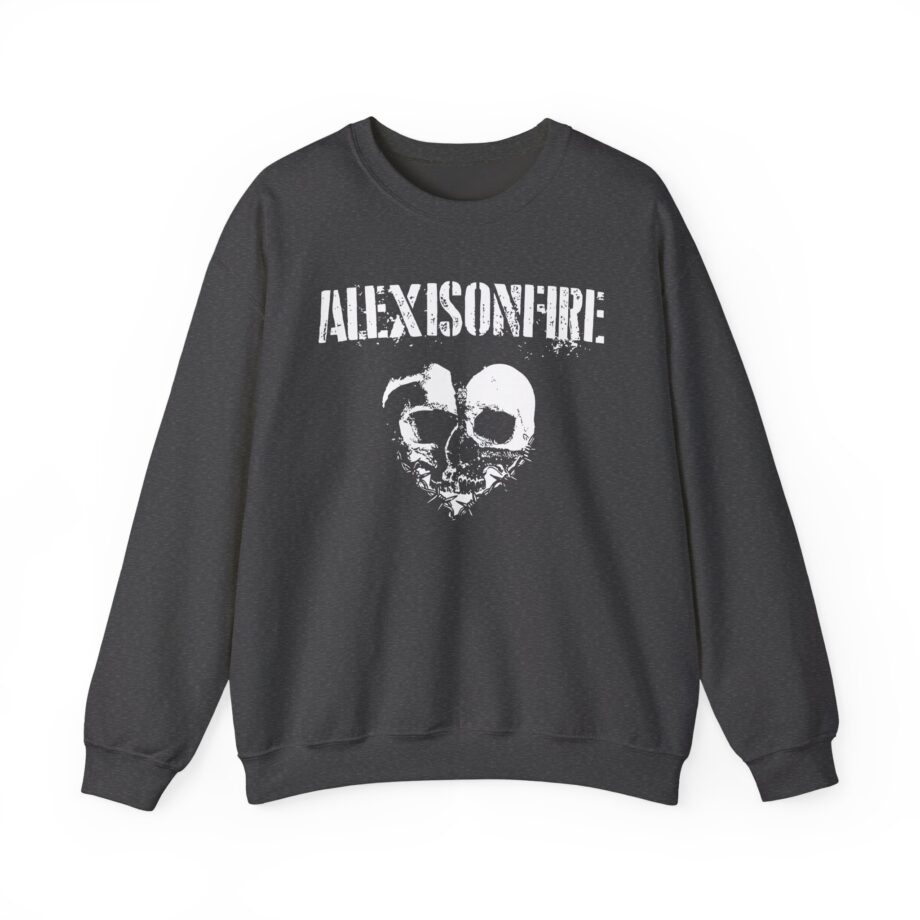Alexisonfire Barbed Wire Heartskull Unisex Heavy Blend™ Crewneck Sweatshirt