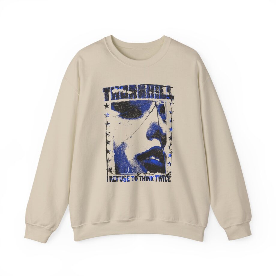 Thornhill Think Twice Sand Unisex Heavy Blend™ Crewneck Sweatshirt