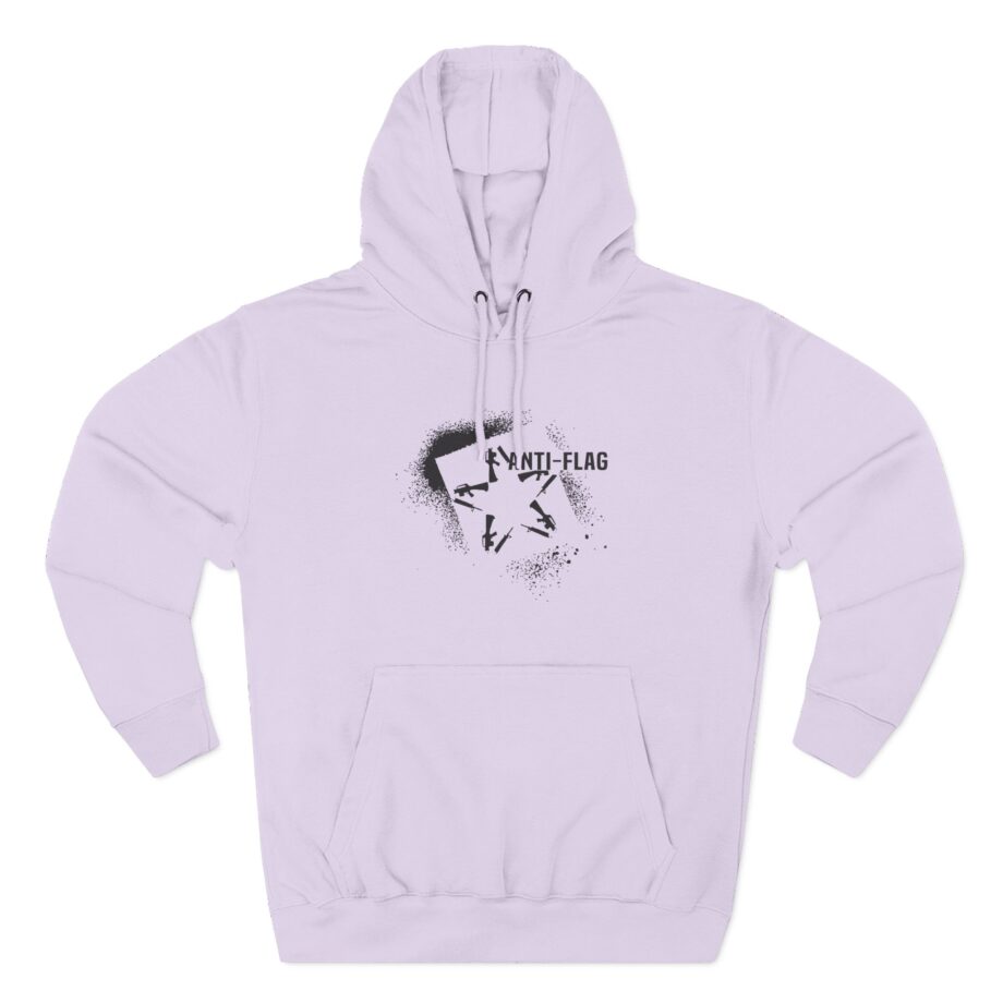 Anti Flag Big Gunstar Three-Panel Fleece Hoodie