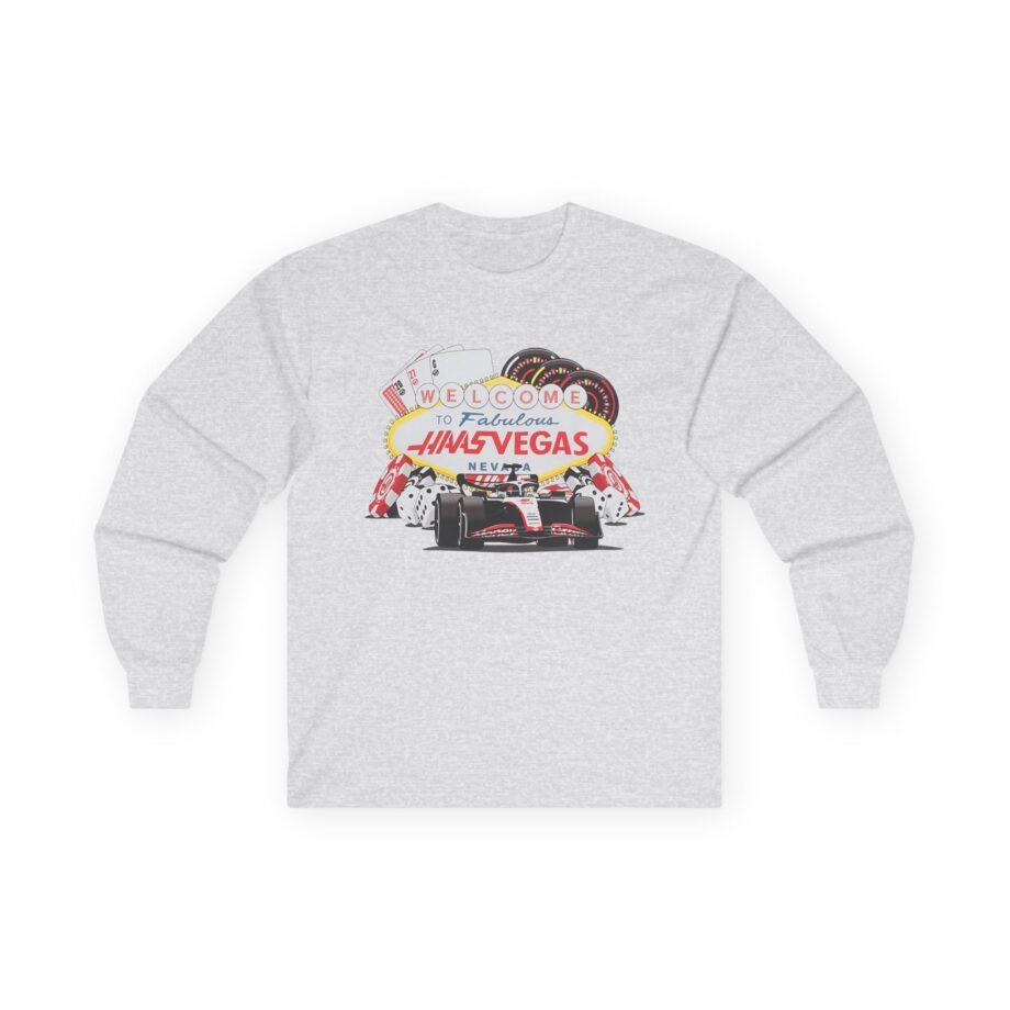 Haas F1 Las Vegas Gp Unisex Ultra Cotton Long Sleeve Tee