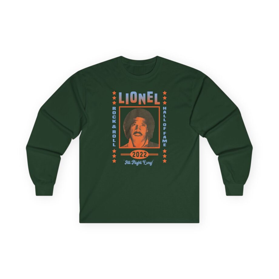 Lionel Richie Rock and Roll Hall of Fame All Night Unisex Ultra Cotton Long Sleeve Tee